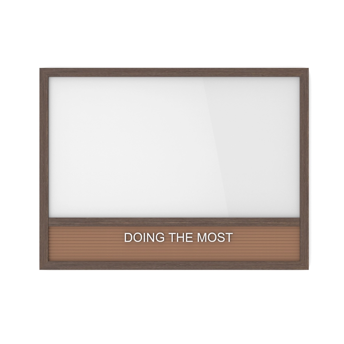 Combination Whiteboard and Letter Board